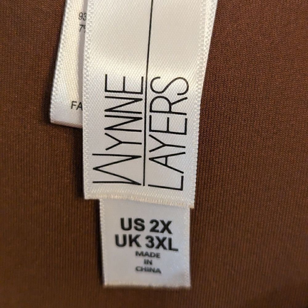 Marla Wynne Layers Faux Suede Tan Shirt Jacket - Picture 5 of 6